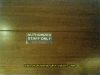 no exit