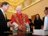 Pope Benedict with Maltese President George Abela